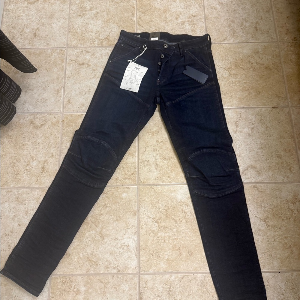 G-Star Men's Dark Blue Skinny Jeans